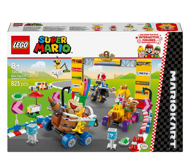 LEGO Super Mario 72036 Zestaw Baby Peach i Grand Prix - 1284254 - zdjęcie